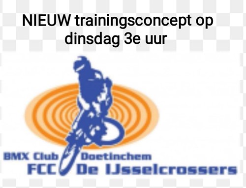 Nieuw trainingsconcept op dinsdag het 3e uur