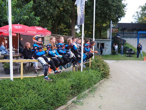 Supporters van FCC de IJsselcrossers