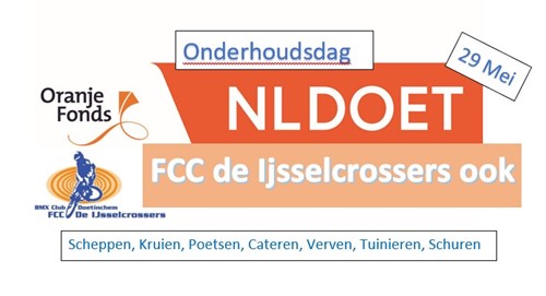 Onderhoudsdag 29 mei NLdoet