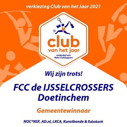 Wij zijn Club van het Jaar !